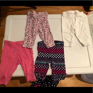Newborn girls leggings